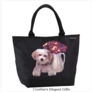 Tote Bag Purse Pet Puppy Small Dog Maltese Bag  