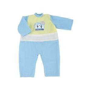 Cicciobello Doll Outfit   Blue and Yellow Romper