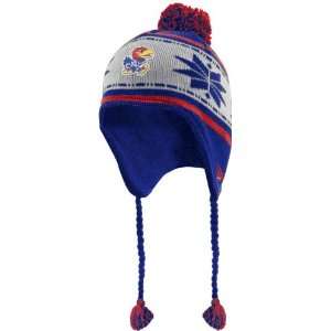  Royal New Era Jr. Striped Snowflake Tassel Knit Hat