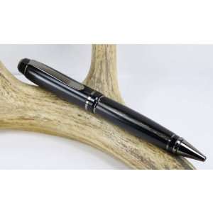  Buffalo Horn Cigar Pen With a Black Titanium Finish 
