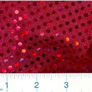  45 Wide Sequin Knits   Red Fabric By The Yard Arts 