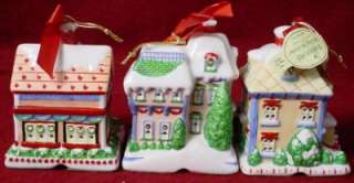WATERFORD Holiday Heirloom CHRISTMAS VILLAGE Ornaments  