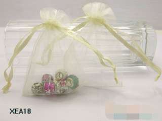 sizes Cream Sheer Organza Wedding Favor Gift Bags Pouches /Jewelry 