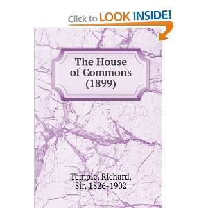   Commons (1899) (9781275482500) Richard, Sir, 1826 1902 Temple Books