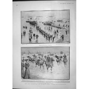    1904 ARMY MANOEUVRES INVADING FORCE CLACTON ON SEA