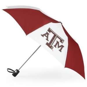 totes Texas A&M Aggies Small Auto Folding Umbrella  NCAA 