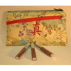  Mini Lip Gloss Trio In Zhen Signature Cosmetic Wrist Bag 