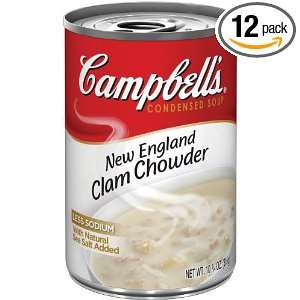Campbells Red and White Chowder, New England Clam, 10.75 Ounce (Pack 
