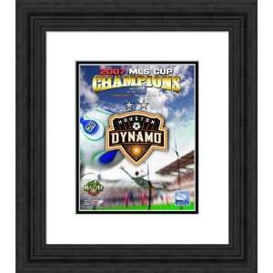    Framed 2007 MLS Champs Houston Dynamo Photograph