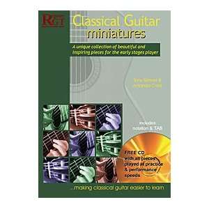  RGT   Classical Guitar Miniatures Book/CD Set Musical 