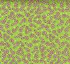 CHRISTMAS CANDY CANES ON GREEN COTTON FABRIC   BTY items in 