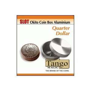  Slot Okito Coin Box Quarter Aluminum by Tango Toys 