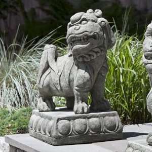  Right facing Foo Dog Statue   Frontgate Patio, Lawn 