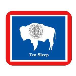  US State Flag   Ten Sleep, Wyoming (WY) Mouse Pad 