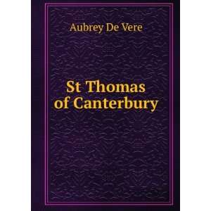  St Thomas of Canterbury Aubrey De Vere Books