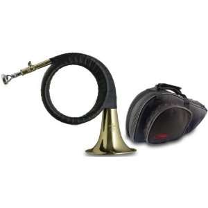  Stagg 77 PH SC Mini Hunting Horn with Soft Bag Musical 