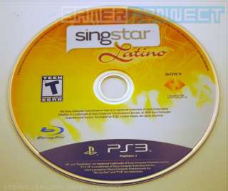 Singstar Latino PS3 Pre owned Used Complete Region Free  