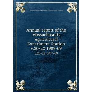  Annual report of the Massachusetts Agricultural Experiment Station 