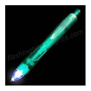   Green Light Tip Pen with White LED   SKU NO 11534 GN 