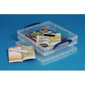  Box 7 Litre Translucent blue with scapbook tray
