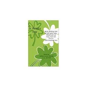  Clovers Invitation Holiday Invitations Health & Personal 