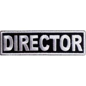 DIRECTOR Patch CLUB OFFICER Embroidered Motorcycle NEW Quality Biker 