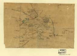1864 Civil War map of Marietta, Georgia  