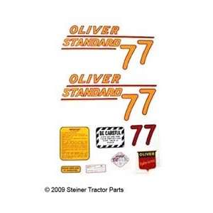  OLIVER 77 STANDARD MYLAR DECAL SET Automotive