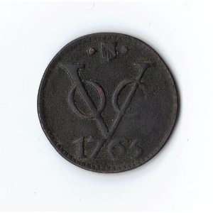  Colonial America 1765 Dutch Duit Penny 