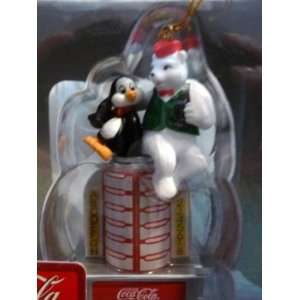  Coca Cola Christmas Ornament Holiday #87 Jukebox Coke Polar Bear 