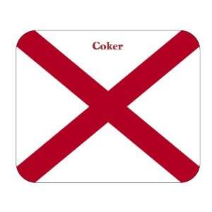  US State Flag   Coker, Alabama (AL) Mouse Pad Everything 