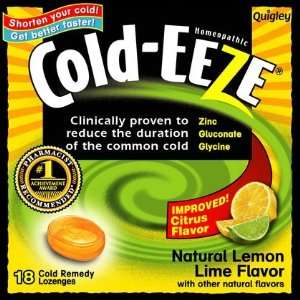  Cold Eeze Cough Suppressant Drops Bag with Citrus Flavor 