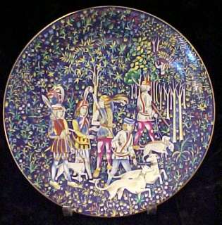 Haviland Limoges The Hunt of the Unicorn plate #2  