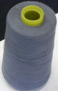 Serger Cones GREY Polyester Thread 48K yds TEX 24  