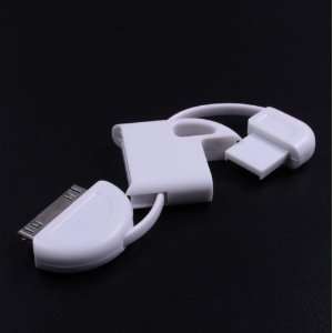  Neewer New White Dock Connector to USB Cable for Apple 