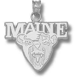  Maine Black Bears Solid Sterling Silver MAINE Bear 