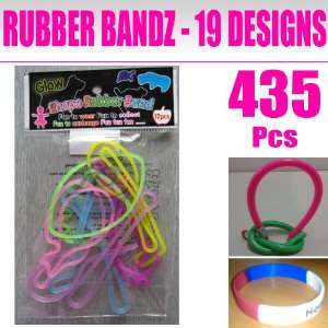 Bands Like Silly Bandz   (36 Packs of 12 Bands) Including Abc, Animal 