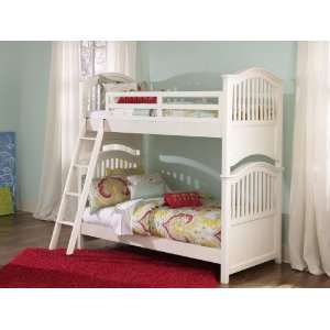   Furniture Summerhill Collection   Twin over Twin Bunk Bed Bedroom Set