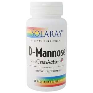  Solaray   D Mannose W/Cranactin, 60 veggie caps 
