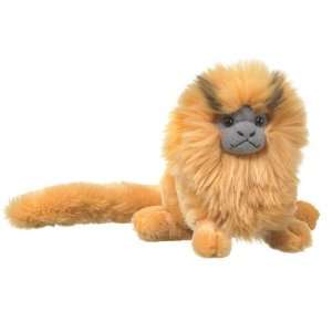  8 Golden Lion Tamarin Monkey Plush Stuffed Animal Toy 
