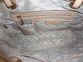   Metallic Genuine Leather E/W Shopper Tote Handbag Purse, $198  