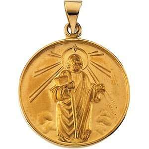  18k St. Jude Thaddeus Medal 24.5mm/18kt yellow gold 