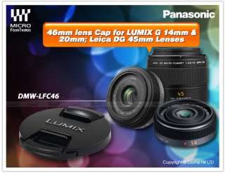 Genuine Panasonic Lumix Lens Cap 46mm fr 14mm 20mm#H227  