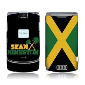  Motorola RAZR  V3 V3c V3m  Sean Kingston  Jamaica Skin Electronics