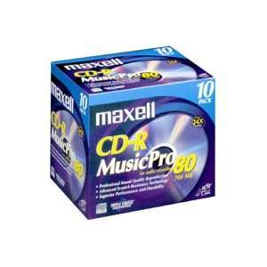  MAXELL CDR80 Music Pro Recordable CD Electronics