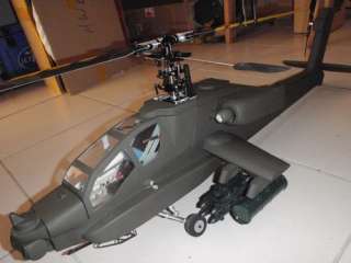   Attack Apache RTF 500 Helicopter 9Ch TX/RX Large War Bird Heli  