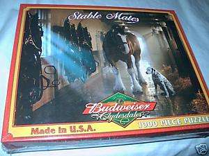Puzzle Budweiser Clydesdales Stable Mates, 1000 pcs  