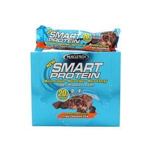 MuscleTech Smart Protein Triple Chocolate Chip    9 Bars 