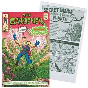  Comic Book Plantable Paper   The Gardener Toys & Games