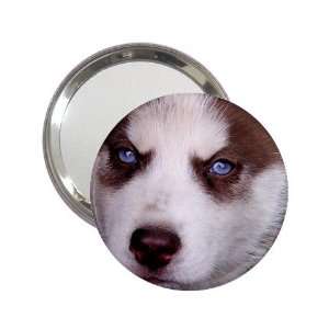  Siberian Husky Puppy Dog 17 Handbag Makeup Mirror K0631 